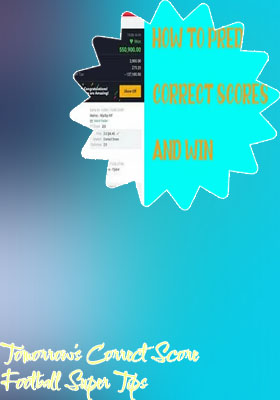 Correct score prediction for today matches by prosoccer