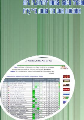 Odds stats soccer